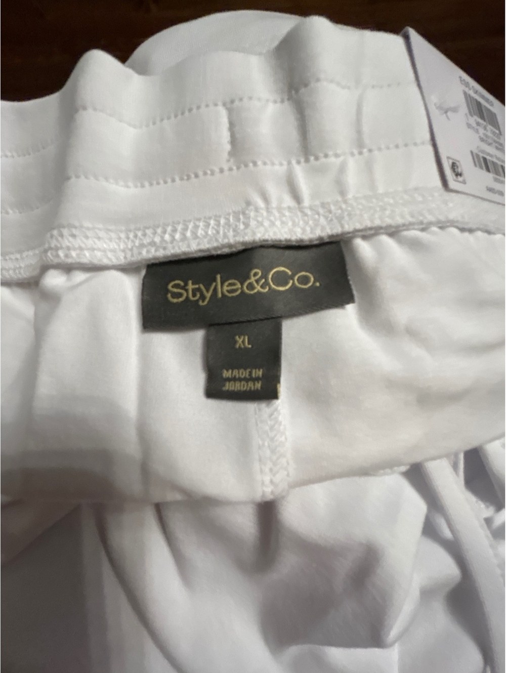 Style&Co. Women's Bright White Skimmer Pants, Size XL - Picture 6 of 9